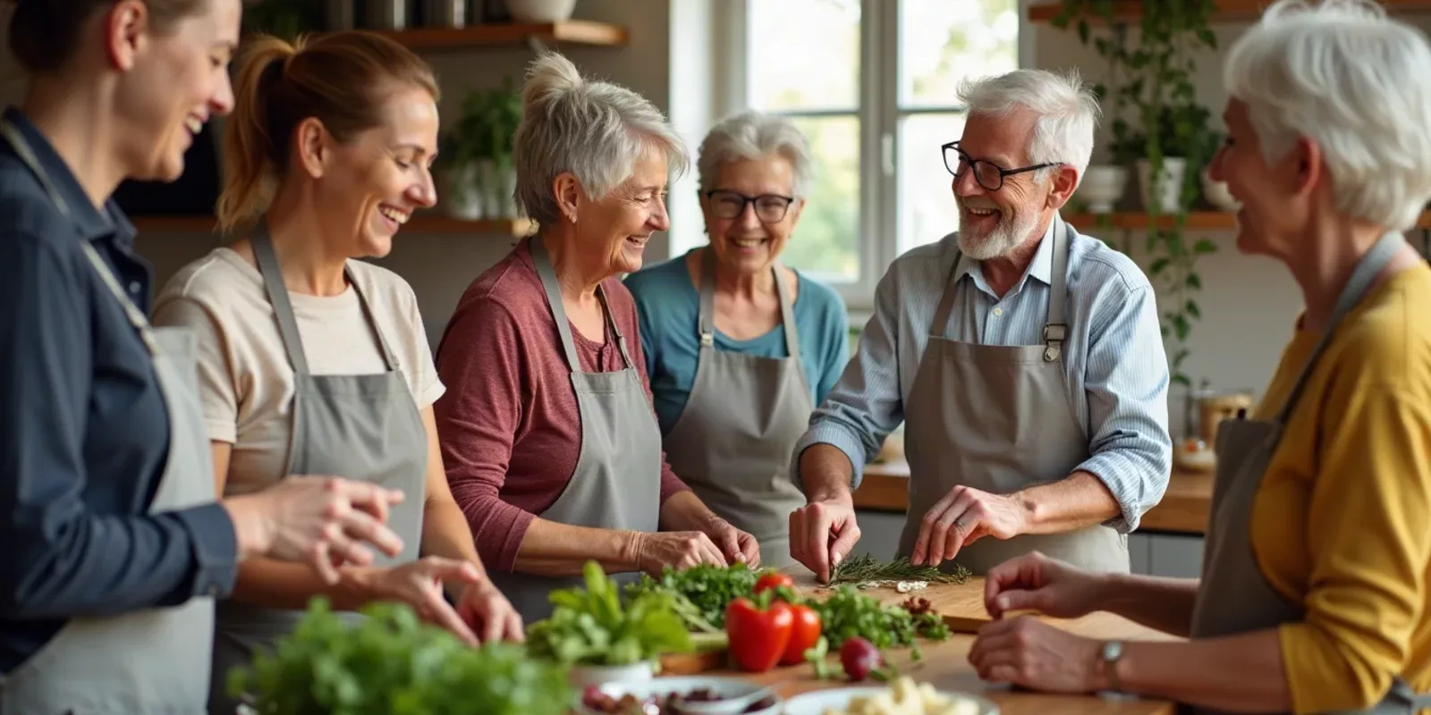 Actividades Sociales para Adultos Mayores de 55 Años